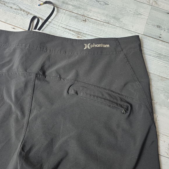 Hurley Phantom Drawstring Board Swim Surf Shorts Black Mens 44 - Picture 8 of 10